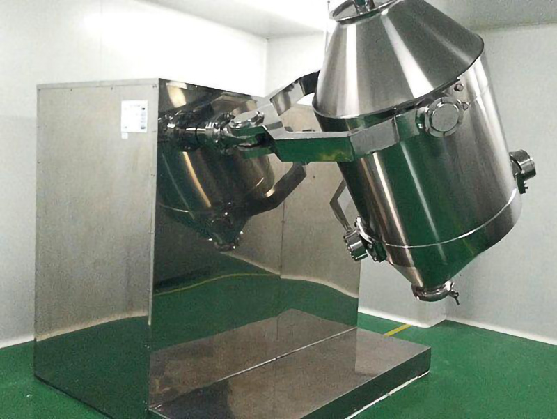 三維混合機(jī)客戶現(xiàn)場